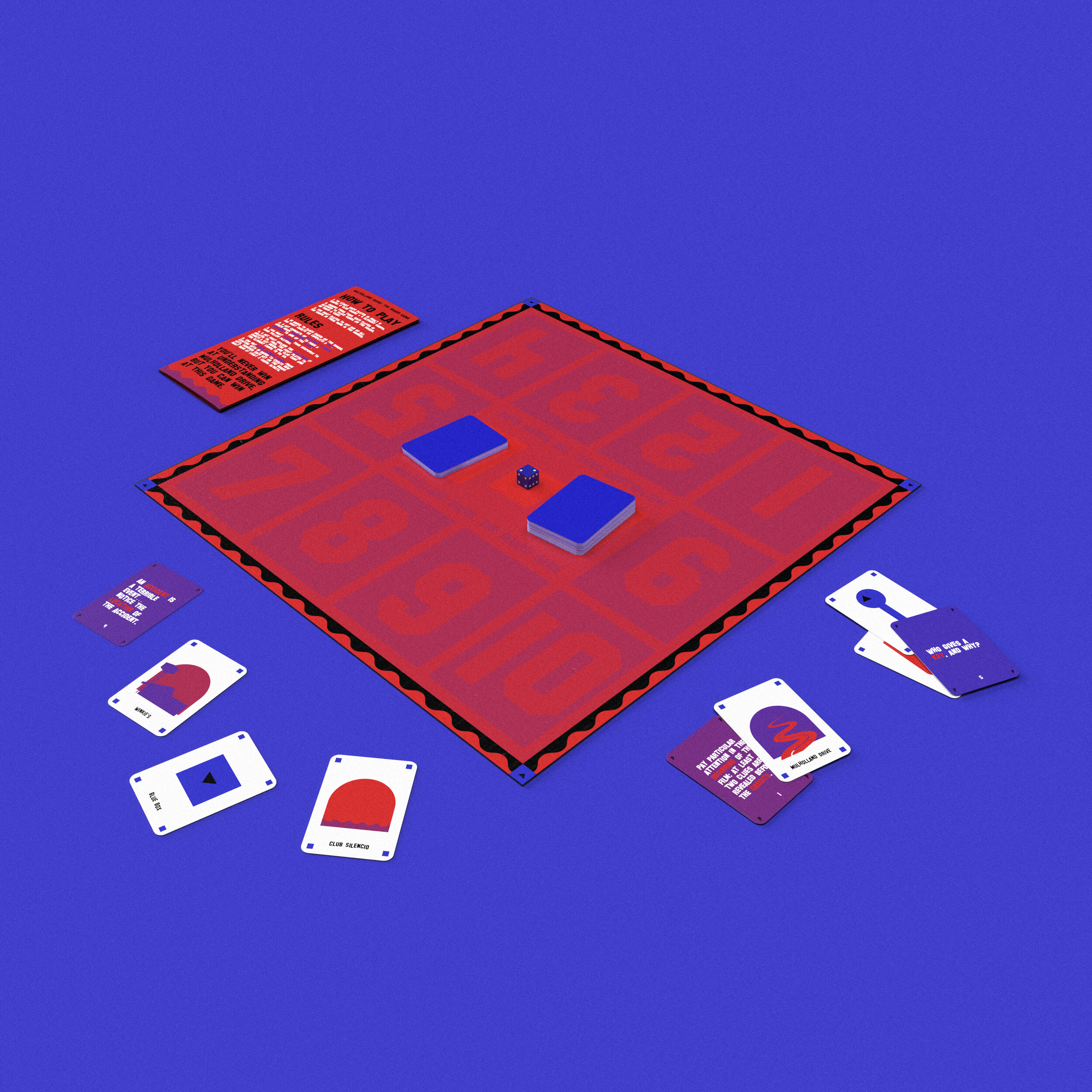 Upload a square game design and a label box the box. Mulholland Drive Board Game Louis Rakovich