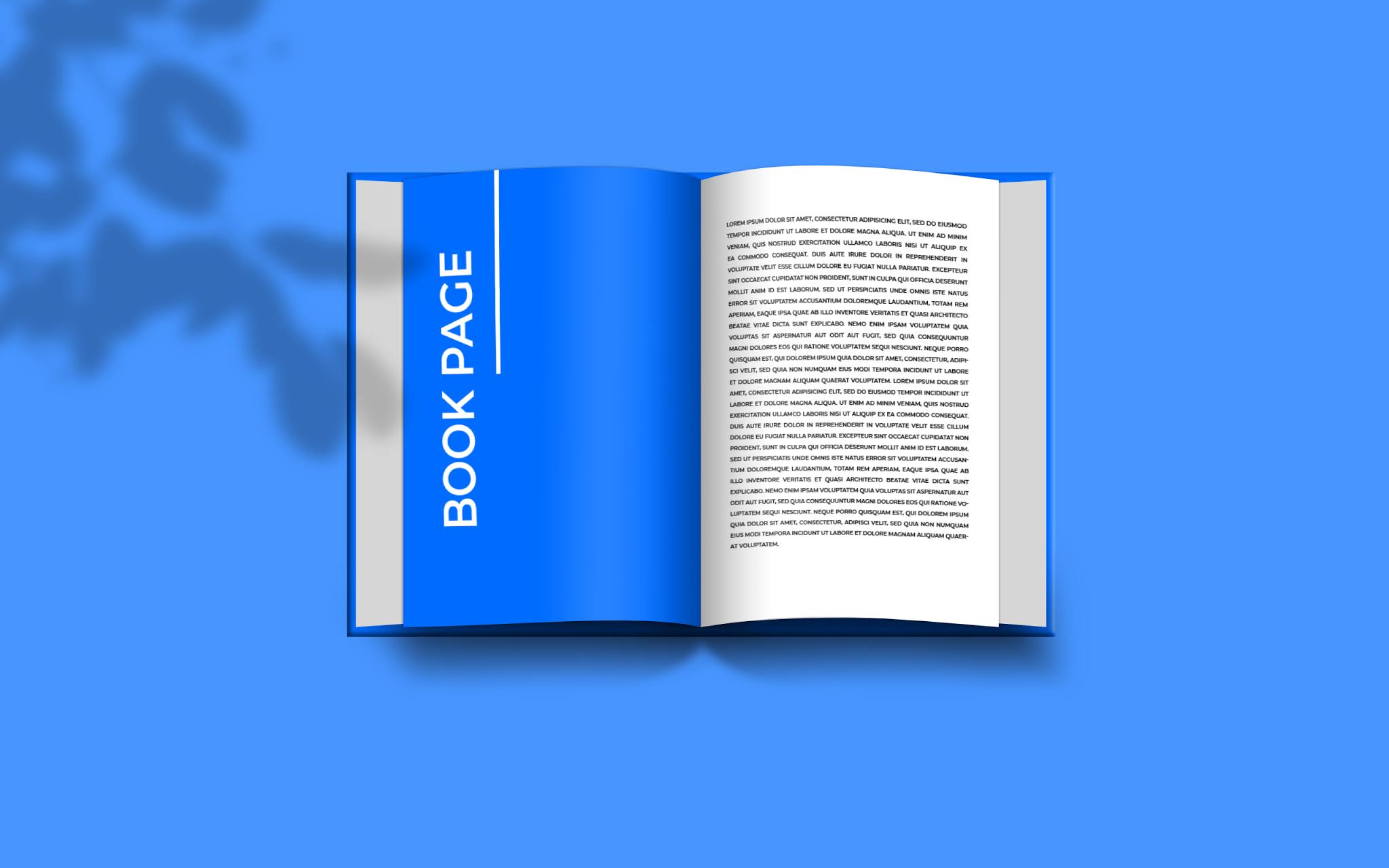 Free open book pages psd mockup that is customizable via smart objects and will give you an exact view of how the pages are going to look . Free Book Page Mockup Psd