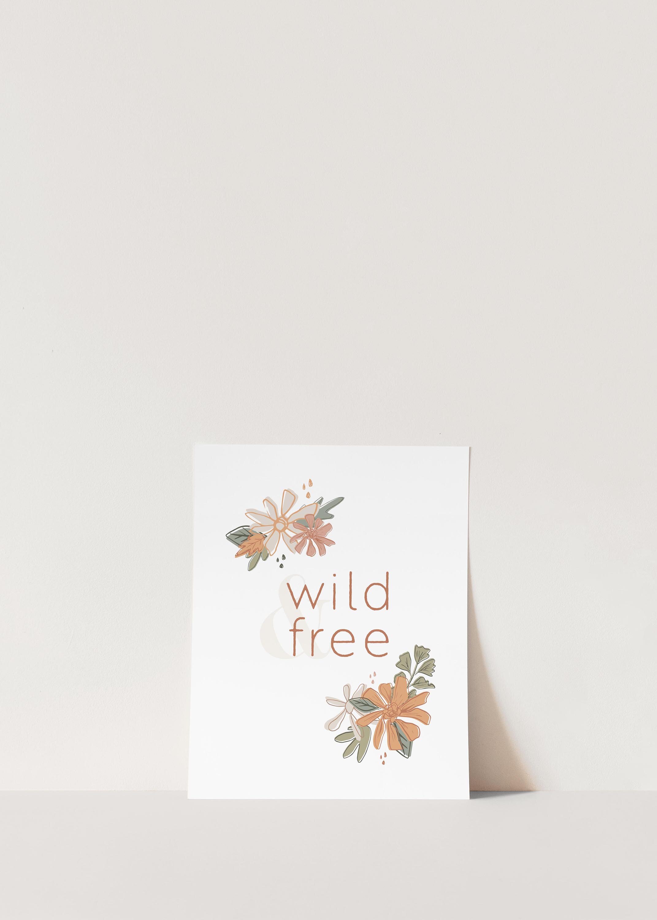 The best notebook mockup to submit your stunning branding and advertising designs in this highly detailed mockup. Wild Free 8 X 10 Art Print Reason Goods