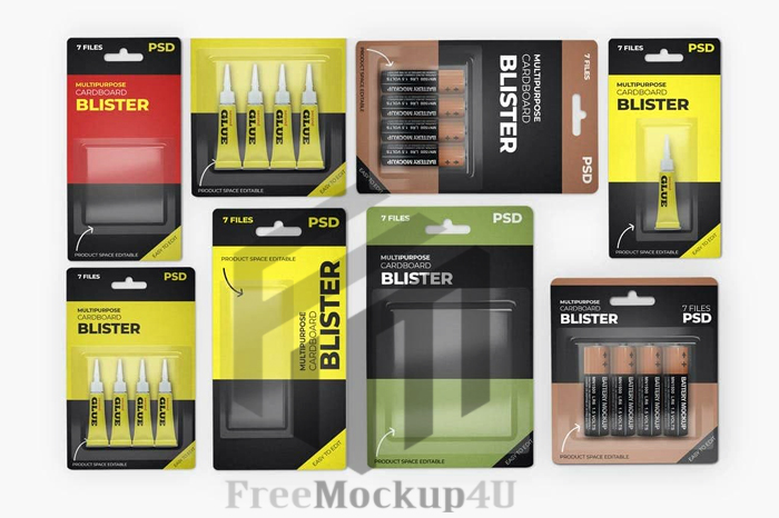 Was mocked for contradicting himself; Multipurpose Hanging Cardboard Blister Mockup Bundle Pack