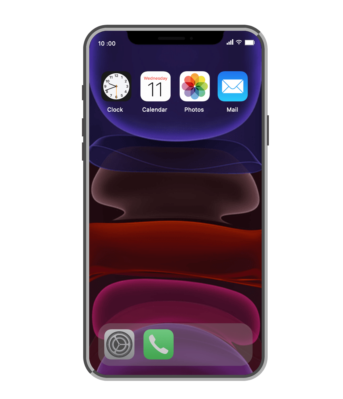 Make it obvious that it's a mobile app. Mockup Of Iphone 11 With Css Created Using Flexbox Css Grid And By Aliceyt Medium