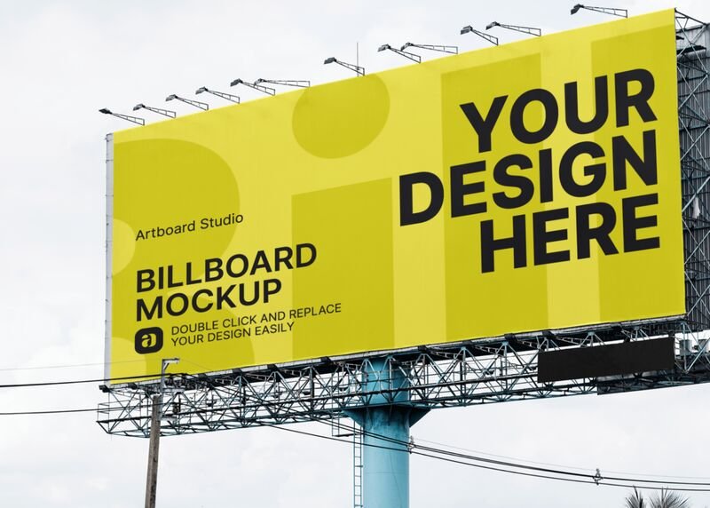 The best free outdoor advertising billboard mockup templates.all billboard mockups can be used to showcase your outdoor advertising designs. Outdoor Billboard Mockup