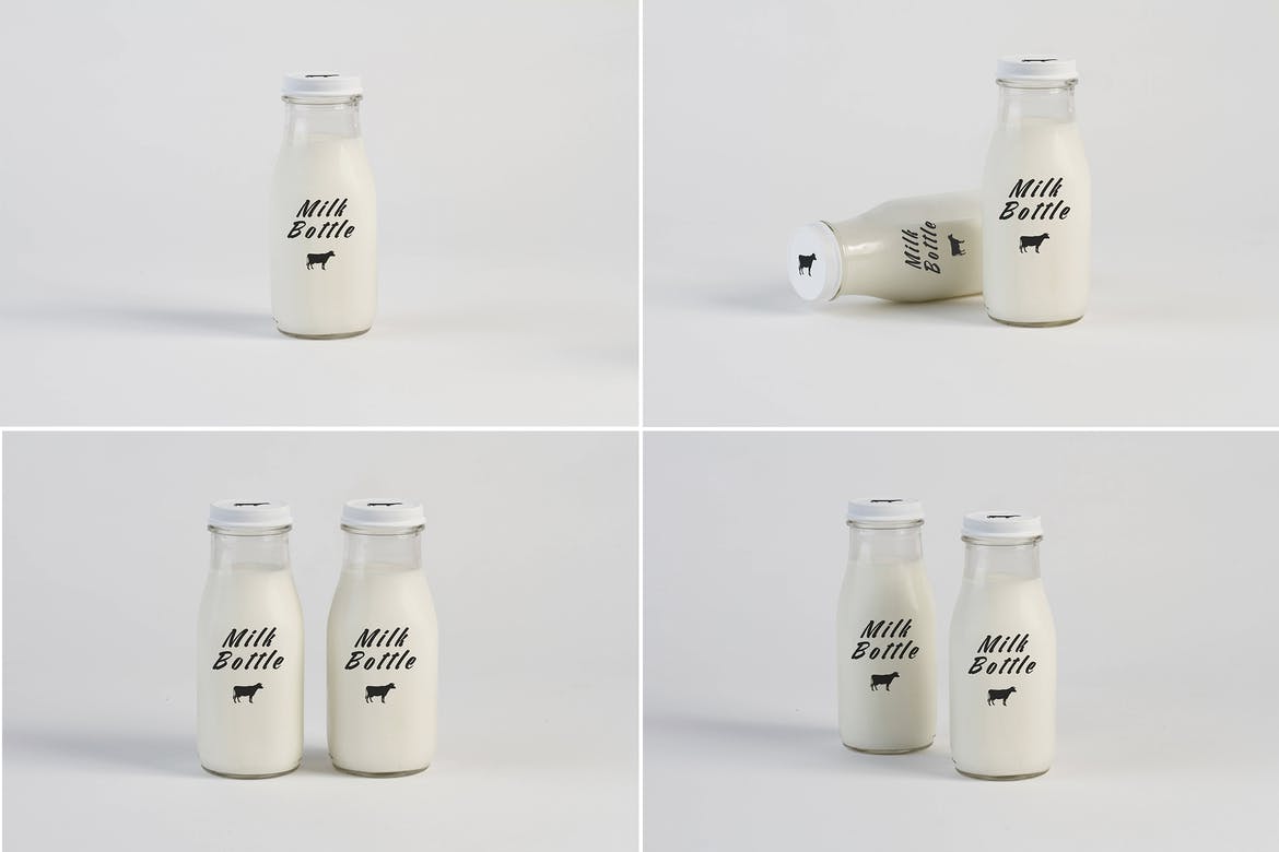 You can use this free milk bottle packaging mockup for your project to showcase milk bottle related packaging design in a more realistic and creative way. 50 Best Milk Bottle Mockup Templates Free Premium