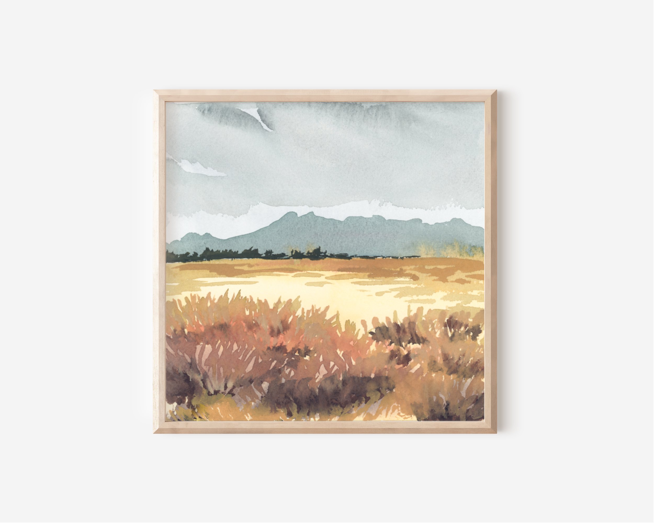 Shop for mockup wall art from the world's greatest living artists. Desert Meadows Fine Art Print Rebecca Sobbi
