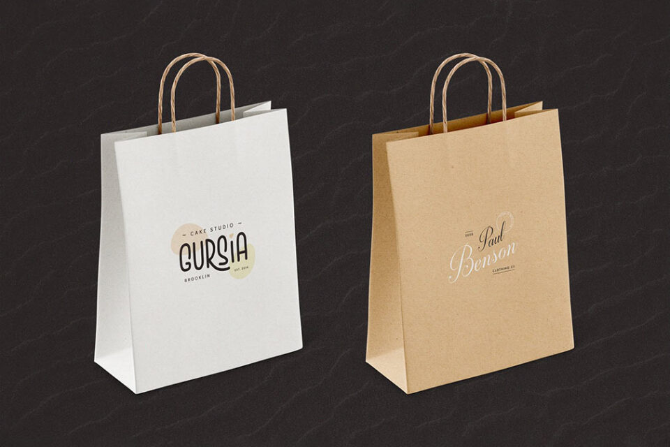 27+ Download Paper Bag Free Mockup Psd&nbsp;PSD