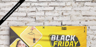 21+ Download Vinyl Banner Mockup Psd Free&nbsp;PSD