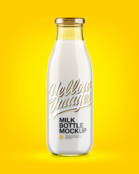 18+ Download Milk Bottle Mockup Free&nbsp;PSD