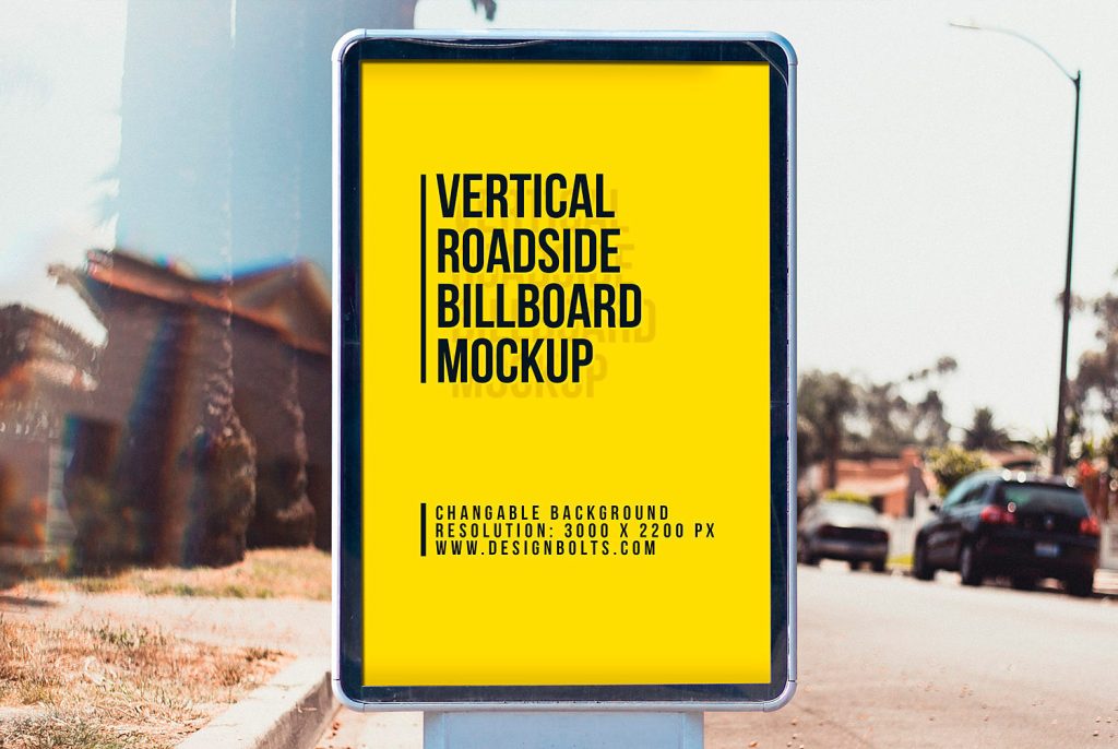 35+ Download City Billboard Mockup Free PSD