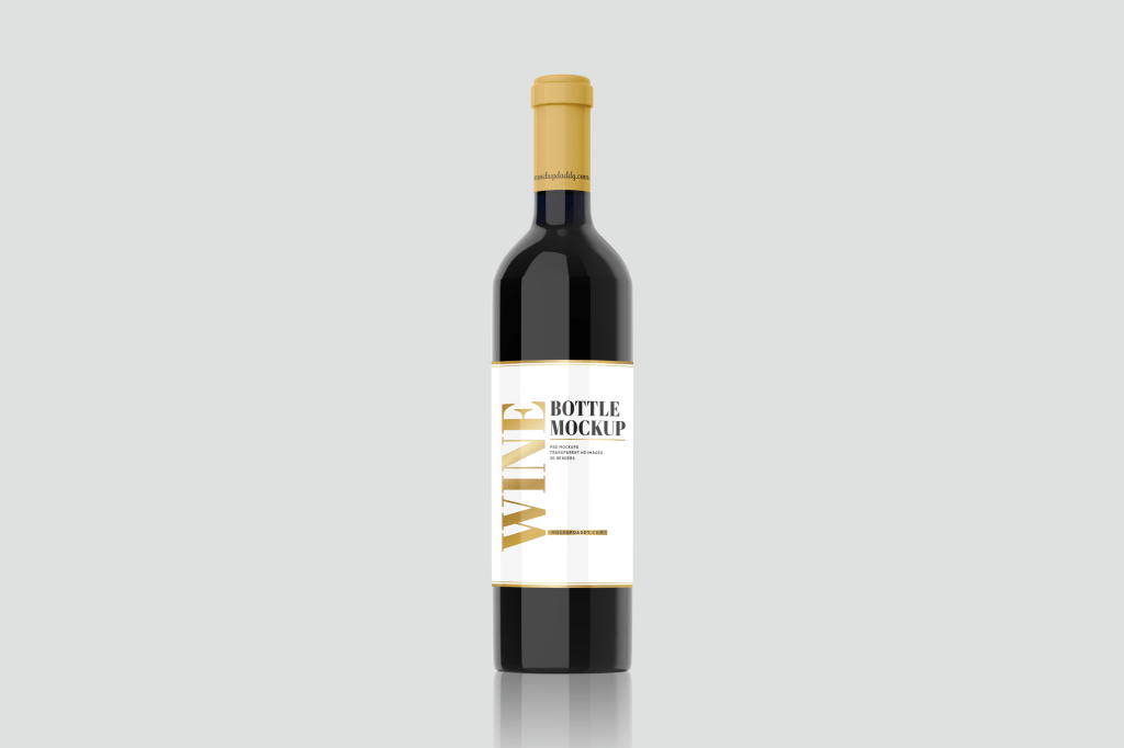 43+ Download Bottle Label Mockup Psd Free&nbsp;PSD