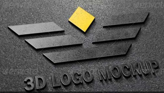 37+ Download 3D Wall Logo Mockup 2&nbsp;PSD
