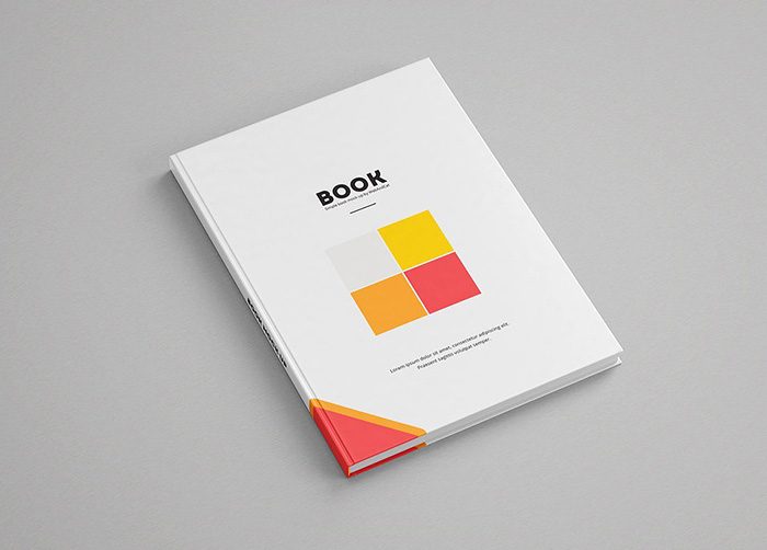 13+ Download A4 Book Cover Mockup Free&nbsp;PSD