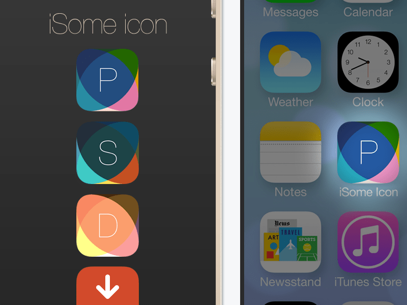 25+ Download Iphone App Icon Mockup Psd Free&nbsp;PSD