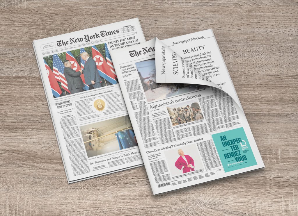 39+ Download Newspaper Ad Mockup Psd Free&nbsp;PSD