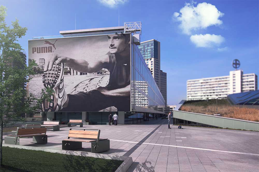 43+ Download Billboard Wall Mockup Free PSD