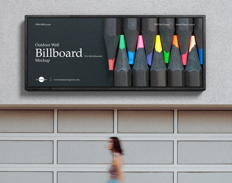 43+ Download Outdoor Billboard Mockup Psd Free PSD
