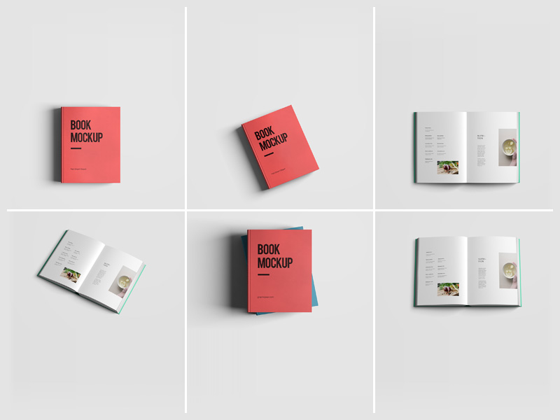 35+ Download Book Mockup Photoshop Free&nbsp;PSD