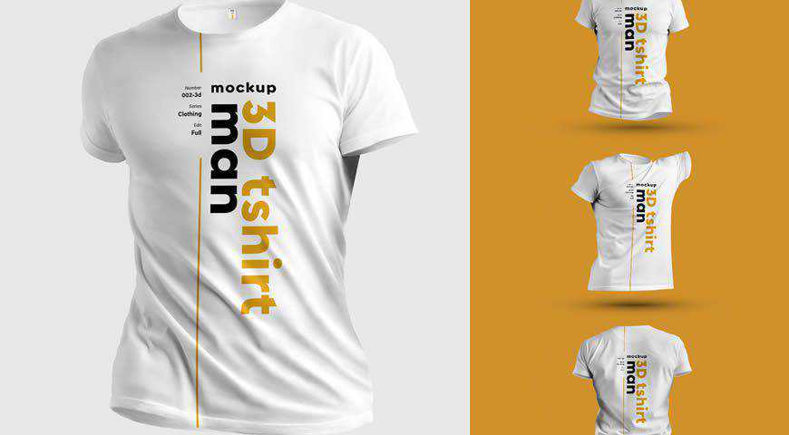 21+ Download How To Make 3D T Shirt Mockup&nbsp;PSD