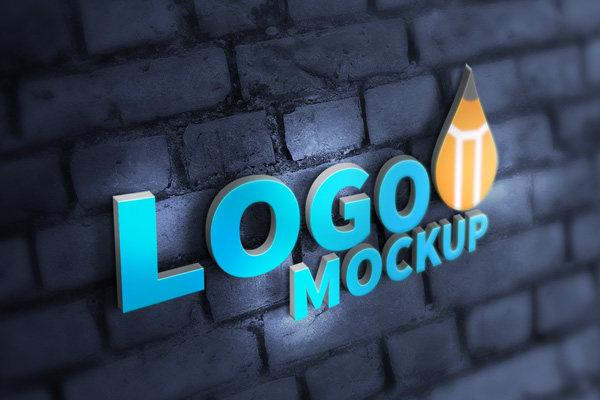 27+ Download 3D Logo Mockup Zip File&nbsp;PSD