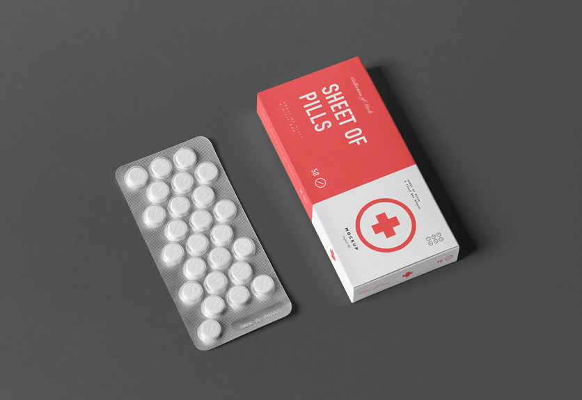 25+ Download Pill Blister Pack Mockup&nbsp;PSD