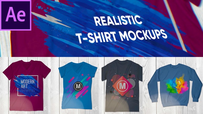 37+ Download After Effects 3D T-Shirt Mockup&nbsp;PSD