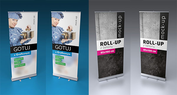 40+ Download Rollup Banner Mockup Psd Free&nbsp;PSD